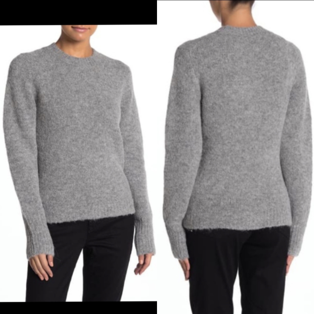 J Crew Gray Wool Alpaca Sweater XS